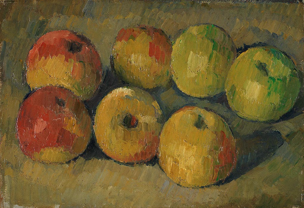 Paul Cézanne - Still Life with Apples, circa 1878. Copyright © The Provost and Fellows of King's College, Cambridge on loan to the Fitzwilliam Museum Cambridge.