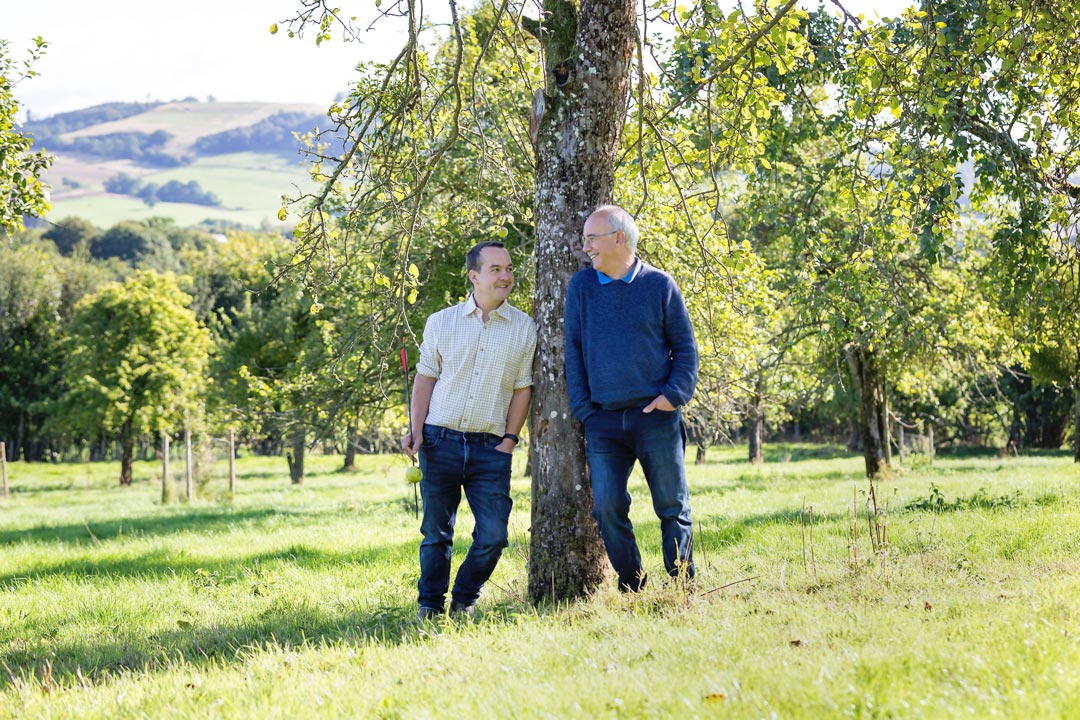 David and Alistair Phillips, Pips Cider, Dorstone. West Herefordshire