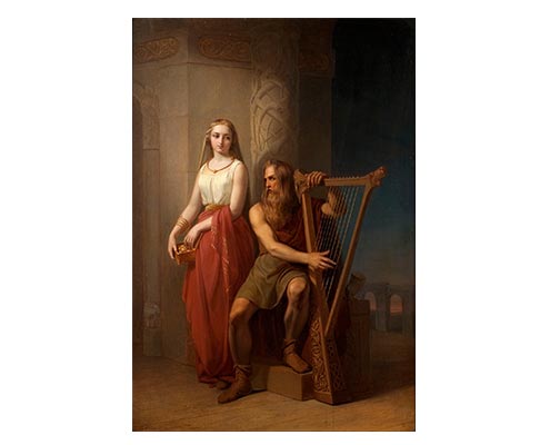 Idun and Brage, 1846, oil on canvas by Nils Jakob Blommér, Malmö Art Museum, Sweden The Norse Apple Story Idun’s apples kept the gods young