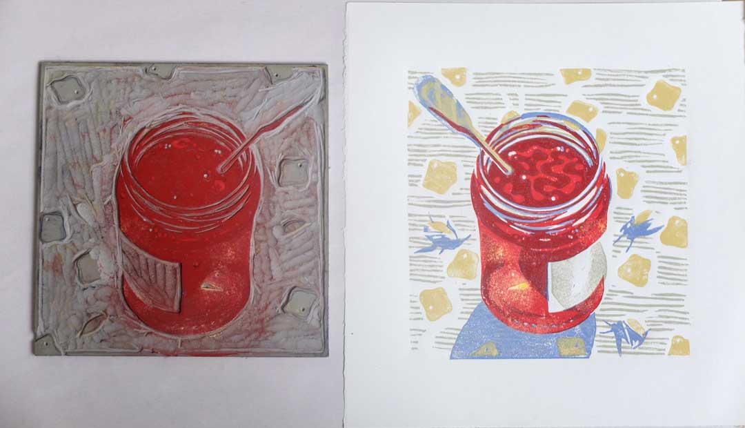 Emily Feaver Crab Apple Jelly 2022 Red layer