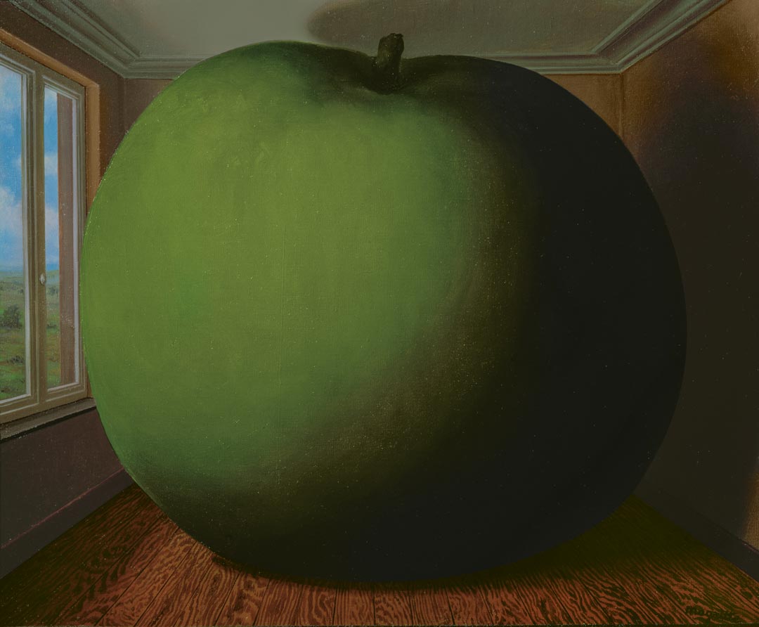 René Magritte-The Listening Room (1952) Menil Collection, Houston, Texas USA. © ADAGP, Paris and DACS, London 2022 - Bridgeman Images