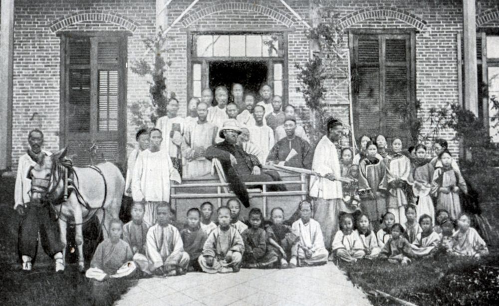 Dr Nevius and ‘famine boys’ at Nan-Lou in The Life of John Livingston Nevius: For forty years a missionary in China