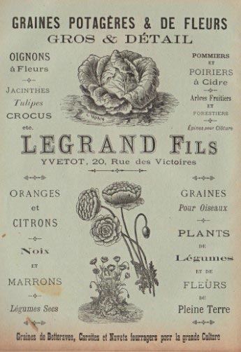 Almanac of Roy d'Yvetot, directory of the city of Yvetot, 1897, © Lapert archives