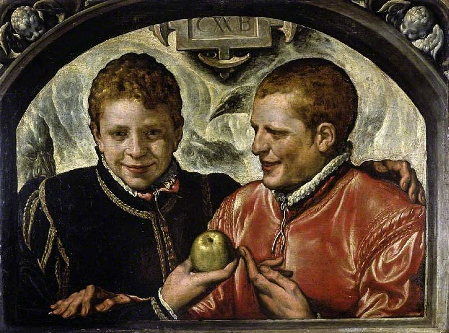 Crispin van den Broeck - Two young men c1590 © The Fitzwilliam Museum Cambridge