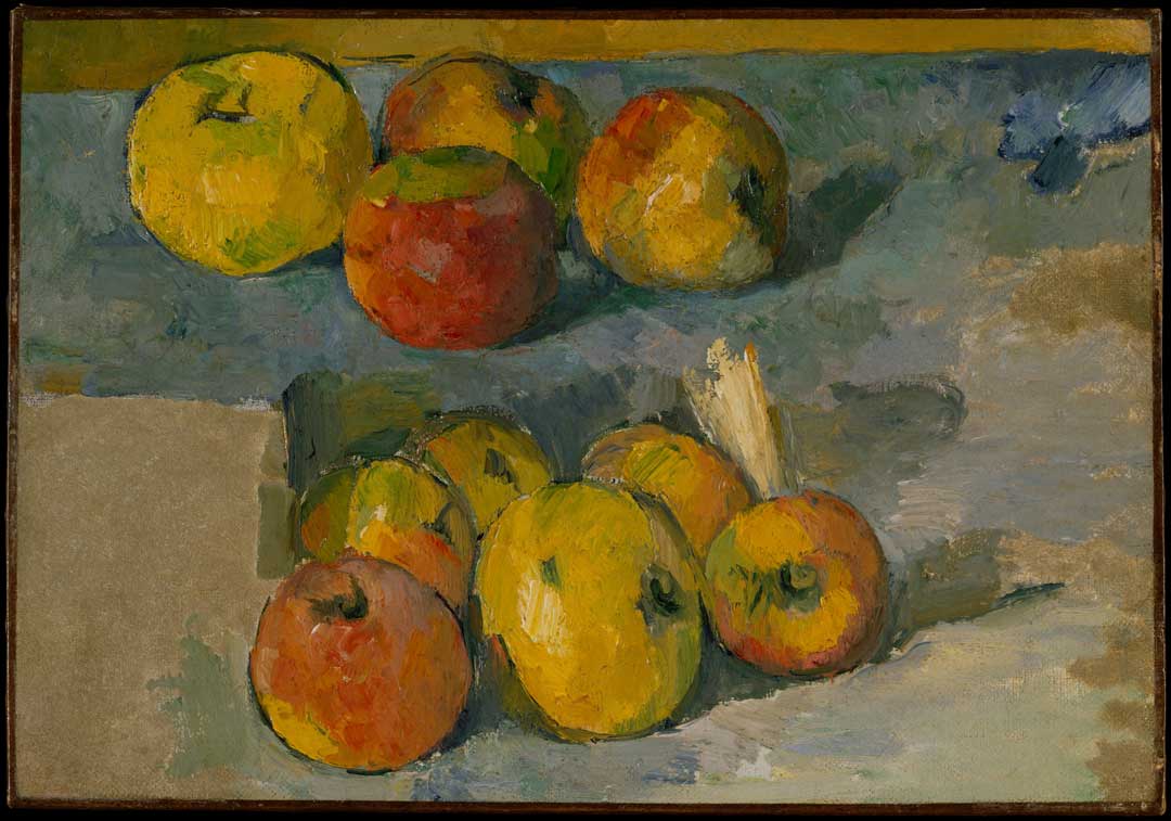 Cezanne (1878–79) Apples Metropolitan Museum of Art New York. The Mr. and Mrs. Henry Ittleson Jr. Purchase Fund, 1961